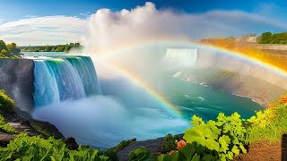 Radiant Beauty: A Mesmerizing Rainbow Gracefully Adorn Niagara Falls!