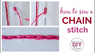 How to Sew a Chain Stitch