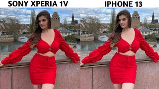 SONY XPERIA 1V VS IPHONE 13 Camera Test Comparison