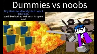 Dummies VS Noobs funny epilogue speed run