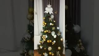 christmas decoration and christmas tree