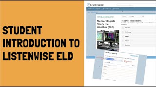 Student Introduction to Listenwise ELD