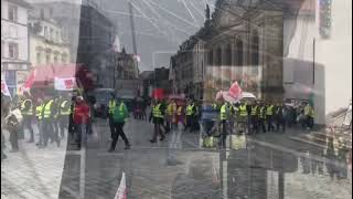 Streik durch ver.di in Bayreuth am 15.03.2023 mit Bundesvorsitzendem Frank Werneke