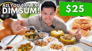 Incredible $25 All You Can Eat DIM SUM Feast In San Gabriel LA!