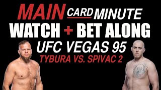 UFC Vegas 95: Tybura vs. Spivac 2 LIVE Stream | Watch & Bet Along Fight Companion | UFC on ESPN 61