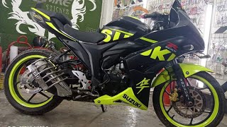 Suzuki Gixxer Sf 2016/2017 Model Modification in Dhaka Bangladesh || Rj Bike Sticker