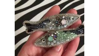 Fish Brooch Set | броши рыбки ручной работы