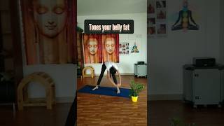 Tones your belly fat by 1 exercise #bellyburn#bellyfat #shortsvideo#shorts #hamsayogafoundation#yoga