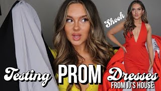 TESTING PROM/ WEDDING/ OCCASION DRESSES FROM JJSHOUSE - IS IT WORTH IT? HAUL & TRY ON - *SHOOK*