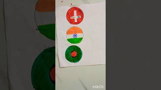 Flag Painting #art #drawing #flag #india #independenceday #shorts #youtubrshorts