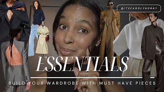 ESSENTIALS TO BUILD A STRONG WARDROBE | NO TRENDS | FASHION FOUNDATIONS