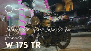 Motovlog w175 tr puncak bogor bikin nagih