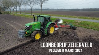 Ploegen voorjaar 2024 (Loonbedrijf Zeijerveld)