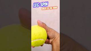 Leg spin back of the hand in cricket - big turn #shorts