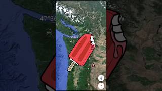 I Found Giant Popsicle On Google Earth 🌎 & Google Maps! #shorts #shortsvideo