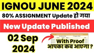 IGNOU June 2024 Assignment New Update Published आपका कब आएगा ignou result update 2024 (02 Sep 2024)