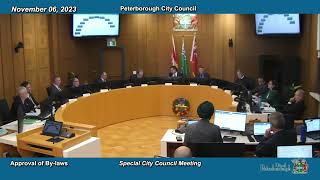 Special City Council, November 6, 2023