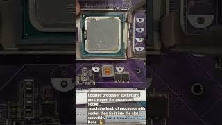 how to install processor