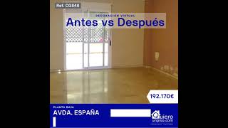 CG848 Video Antes vs Después - Planta baja en Avda. España Estepona