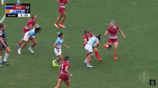 Russia vs Argentina HIGHLIGHTS | Monaco 7s - Tokio 2021 Olympic Qualifiers