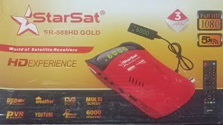 ❤️ معرفی و انباکس رسیور اقتصادی وارزان قیمت برند استارست مدل SR 588HD GOLD