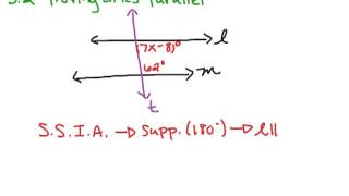 How to Math: 3.2 Proving Lines Parallel