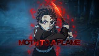 [4K] Demon Slayer -「AMV/Edit」(A Moth To A Flame)