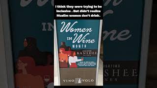 I think they were trying to be inclusive But didn’t realize Muslim women don’t drink. #islamicvideo