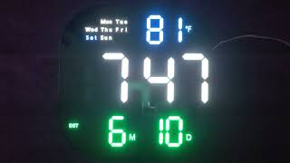 QZK Digital Wall Clock Large Display, 11' LED Digital Clock Review, THE REMOTE WORKS MY OTHER CLOCKS