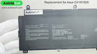 Replacement battery for Asus C41N1828 15.44V 60Wh 4 cells