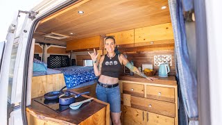 Beautiful Reclaimed Wood // Promaster Van TOUR / Burning Man Rig!