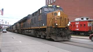 CSX Trains At Saint Marys, West Virginia