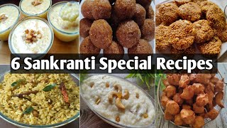 6 Sankranti Special Recipes in 15 minutes | Sankranti Recipes | Flavours Touch