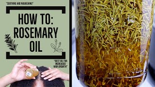 How to make & apply: Rosemary and Clove oil | reduce hair loss and scalp inflammation