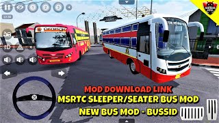 Bus Simulator Indonesia ~ New MSRTC Sleeper/Seater Bus Mod Download Link - Android Gameplay FHD 697