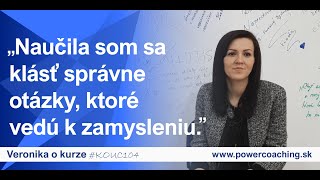 Absolventka Veronika o kurze #KOUC104 | RECENZIA | Power Coaching