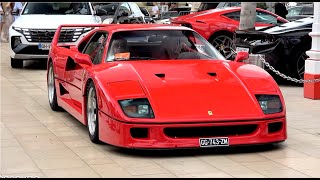 Supercars in Monaco 2023 #7- F40, 812 Competizione, Senna, F8 Drift, SVJ, Techart GTstreet R...