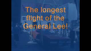 LONGEST FLIGHT OF THE GENERAL LEE - LIVE ON TV #generallee #dukesofhazzard #generalleecar