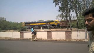 WDG4D Vijay Locomotive going towards Patiala from DMW Patiala Halt