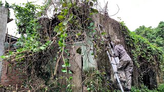 RESCUE the HOUSE from OVERGROWN weeds | PEOPLE are SHOCKED when we clean for FREE