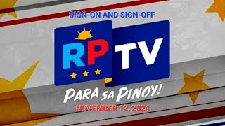 RPN RPTV Sign-On and Sign-Off - 11-12-2024