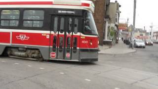 TTC - CLRV #4041 departing Dundas West Station