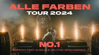 ALLE FARBEN TOUR VLOG #1| Sopron Fest, Ikarus & Sputnik Springbreak 2024