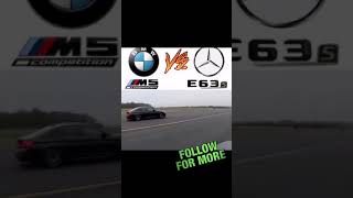 BMW m5 vs Mercedes Benz E63S #shorts