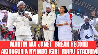 MARTIN WA JANET KU BREAK YA RECORD  YA AKURINU RECORD AKIRUGURIA RUIMBO RWA 1.4 MILLION EVENT YAKE