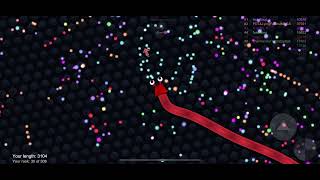 Playing slither.io