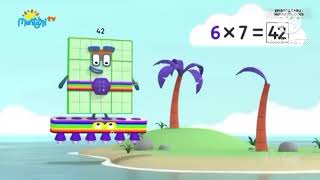 Numberblocks 7 times table