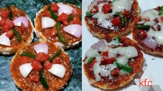 bread pizza recipe | yummy recipe | ब्रेड रेसिपी | children's day best recipe| 5 min recipe by (kfc)