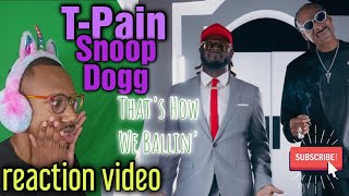 Black Pee-Wee! T-Pain ft Snoop Dogg 'That's How We Ballin' REACTION Video