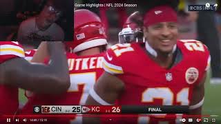 Leach reacts to Cincinnati Bengals VS Kansas City Chiefs Week2!